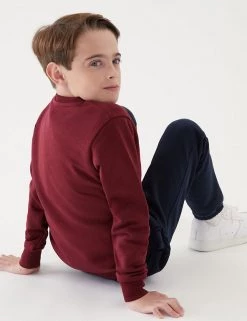 M&S Collection Jumpers School Unisex Cotton Regular Fit Sweatshirt (2-16 Yrs) -Outlet The Tidy Tots Store SD 04 T93 2278 XM X EC 3