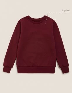 M&S Collection Jumpers School Unisex Cotton Regular Fit Sweatshirt (2-16 Yrs) -Outlet The Tidy Tots Store SD 04 T93 2278 XM X EC 90