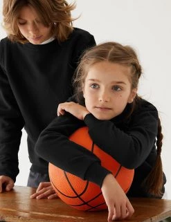 M&S Collection Jumpers School Unisex Cotton Regular Fit Sweatshirt (2-16 Yrs) -Outlet The Tidy Tots Store SD 04 T93 2278 Y0 X EC 0