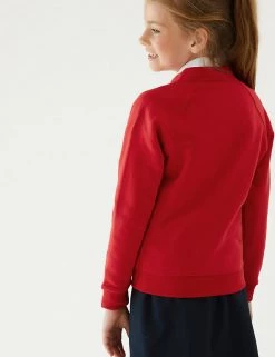 M&S Collection Cardigans Girls' Cotton Regular Fit School Cardigan (2-16 Yrs) -Outlet The Tidy Tots Store SD 04 T93 2279 B0 X EC 2