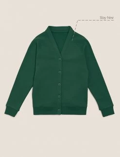M&S Collection Cardigans Girls' Cotton Regular Fit School Cardigan (2-16 Yrs) -Outlet The Tidy Tots Store SD 04 T93 2279 EE X EC 90