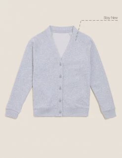 M&S Collection Cardigans Girls' Cotton Regular Fit School Cardigan (2-16 Yrs) -Outlet The Tidy Tots Store SD 04 T93 2279 UT X EC 90
