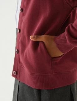 M&S Collection Cardigans Girls' Cotton Regular Fit School Cardigan (2-16 Yrs) -Outlet The Tidy Tots Store SD 04 T93 2279 XM X EC 1