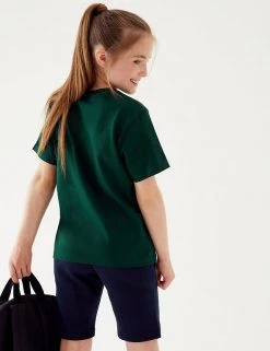 M&S Collection PE Kit Unisex Pure Cotton T-Shirt (2-16 Yrs) -Outlet The Tidy Tots Store SD 04 T93 2760 EE X EC 2