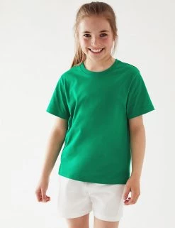 M&S Collection PE Kit Unisex Pure Cotton T-Shirt (2-16 Yrs) -Outlet The Tidy Tots Store SD 04 T93 2760 KF X EC 1