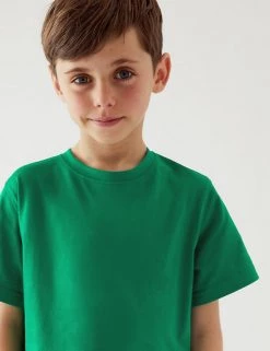 M&S Collection PE Kit Unisex Pure Cotton T-Shirt (2-16 Yrs) -Outlet The Tidy Tots Store SD 04 T93 2760 KF X EC 2