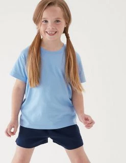 M&S Collection PE Kit Unisex Pure Cotton T-Shirt (2-16 Yrs) -Outlet The Tidy Tots Store SD 04 T93 2760 QE X EC 2