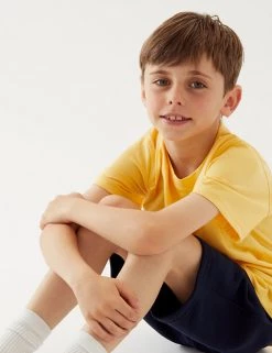 M&S Collection PE Kit Unisex Pure Cotton T-Shirt (2-16 Yrs) -Outlet The Tidy Tots Store SD 04 T93 2760 R0 X EC 2