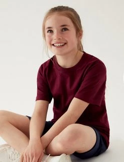 M&S Collection PE Kit Unisex Pure Cotton T-Shirt (2-16 Yrs) -Outlet The Tidy Tots Store SD 04 T93 2760 XM X EC 2