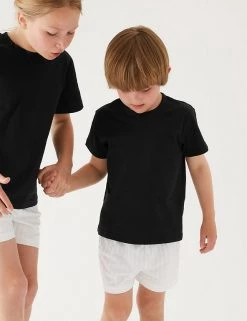 M&S Collection PE Kit Unisex Pure Cotton T-Shirt (2-16 Yrs) -Outlet The Tidy Tots Store SD 04 T93 2760 Y0 X EC 0