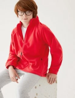 M&S Collection Jumpers Unisex Zip Fleece (2-16 Yrs) -Outlet The Tidy Tots Store SD 04 T93 4311 B0 X EC 2
