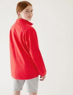 M&S Collection Jumpers Unisex Zip Fleece (2-16 Yrs) -Outlet The Tidy Tots Store SD 04 T93 4311 B0 X EC 3