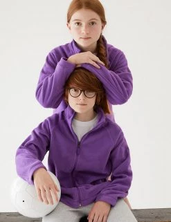 M&S Collection Jumpers Unisex Zip Fleece (2-16 Yrs) -Outlet The Tidy Tots Store SD 04 T93 4311 D0 X EC 0