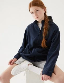 M&S Collection Jumpers Unisex Zip Fleece (2-16 Yrs) -Outlet The Tidy Tots Store SD 04 T93 4311 F0 X EC 2