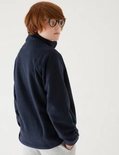 M&S Collection Jumpers Unisex Zip Fleece (2-16 Yrs) -Outlet The Tidy Tots Store SD 04 T93 4311 F0 X EC 3