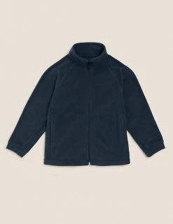 M&S Collection Jumpers Unisex Zip Fleece (2-16 Yrs) -Outlet The Tidy Tots Store SD 04 T93 4311 F0 X EC 90