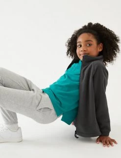 M&S Collection Jumpers Unisex Zip Fleece (2-16 Yrs) -Outlet The Tidy Tots Store SD 04 T93 4311 T3 X EC 1