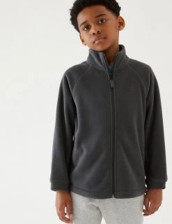 M&S Collection Jumpers Unisex Zip Fleece (2-16 Yrs) -Outlet The Tidy Tots Store SD 04 T93 4311 T3 X EC 2