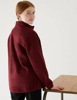 M&S Collection Jumpers Unisex Zip Fleece (2-16 Yrs) -Outlet The Tidy Tots Store SD 04 T93 4311 XM X EC 3