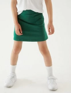 M&S Collection Shorts Girls' Cotton With Stretch Sports Skorts (2-16 Yrs) -Outlet The Tidy Tots Store SD 04 T93 5252 EE X EC 2