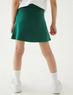 M&S Collection Shorts Girls' Cotton With Stretch Sports Skorts (2-16 Yrs) -Outlet The Tidy Tots Store SD 04 T93 5252 EE X EC 3