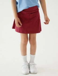M&S Collection Shorts Girls' Cotton With Stretch Sports Skorts (2-16 Yrs) -Outlet The Tidy Tots Store SD 04 T93 5252 XM X EC 1