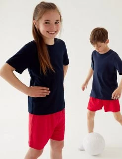 M&S Collection Unisex Sports Shorts (2-16 Yrs) -Outlet The Tidy Tots Store SD 04 T93 5253 B0 X EC 0