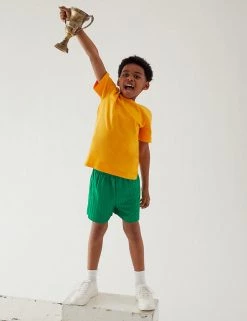 M&S Collection Unisex Sports Shorts (2-16 Yrs) -Outlet The Tidy Tots Store SD 04 T93 5253 KF X EC 1