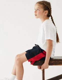 M&S Collection Unisex Pure Cotton Sports Shorts (2-16 Yrs) -Outlet The Tidy Tots Store SD 04 T93 5254 B4 X EC 1