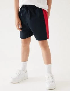 M&S Collection Unisex Pure Cotton Sports Shorts (2-16 Yrs) -Outlet The Tidy Tots Store SD 04 T93 5254 B4 X EC 3