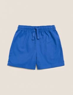 M&S Collection Unisex Pure Cotton Sports Shorts (2-16 Yrs) -Outlet The Tidy Tots Store SD 04 T93 5254 RA X EC 90