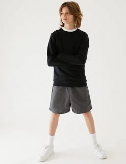 M&S Collection Unisex Pure Cotton Sports Shorts (2-16 Yrs) -Outlet The Tidy Tots Store SD 04 T93 5254 T3 X EC 1