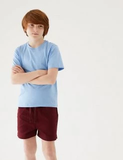 M&S Collection Unisex Pure Cotton Sports Shorts (2-16 Yrs) -Outlet The Tidy Tots Store SD 04 T93 5254 XM X EC 2