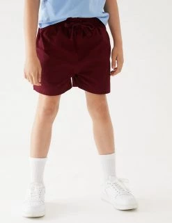 M&S Collection Unisex Pure Cotton Sports Shorts (2-16 Yrs) -Outlet The Tidy Tots Store SD 04 T93 5254 XM X EC 3