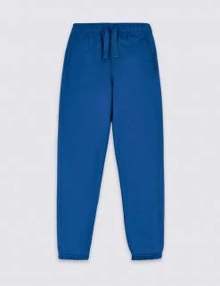 M&S Collection PE Kit Unisex Cotton Rich Regular Fit Joggers (2-18 Yrs) -Outlet The Tidy Tots Store SD 04 T93 5256 RA X EC 90 1