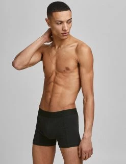 JACK & JONES Underwear 3pk Cotton Rich Trunks -Outlet The Tidy Tots Store SD 10 T18 1277 Y0 X EC 3