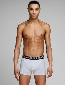 JACK & JONES Men's Trunks 3pk Cotton Rich Trunks -Outlet The Tidy Tots Store SD 10 T18 1278 T4 X EC 1